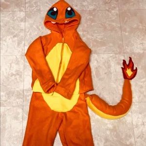 Handmade Charmander costume (size: 4-6)